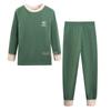 Autumn Winter Thermal Underwear Suit Girls Clothing Sets Boys Pajama Sets Baby No Trace Warm Sleepwear Solid Color Child Clothes