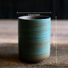 Hand-Painted Crackle Glaze Stoneware Mug for Coffee & Tea - Retro Chinese Gongfu & Japanese-Inspired Home Brewing Ceramic Cup