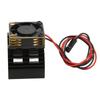 28000RPM Metal Motor Cooling Fan Durable Motor Heat Sink Radiator for F540 550 3650 3660 30mmGold