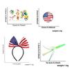 World Football Match Cheer Set, Multi-Country Flag Headband & Badge, Fans Cheering Accessories