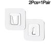 1/3/5/10 Pairs Double Sided Wall Adhesive Hooks Paste Plug Socket Holder Multi-Purpose Adhesive Hooks Suction Cup Sucker Hook