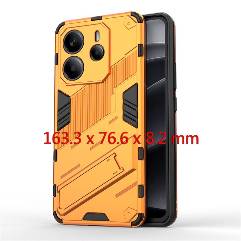 

Чехол-подставка для телефона для Redmi Note 14 4G Чехол Противоударная Жесткая Броня Полная Задняя Крышка для Redmi Note 14 4G Чехол для Redmi Note 14 4G For Redmi Note 14 4G