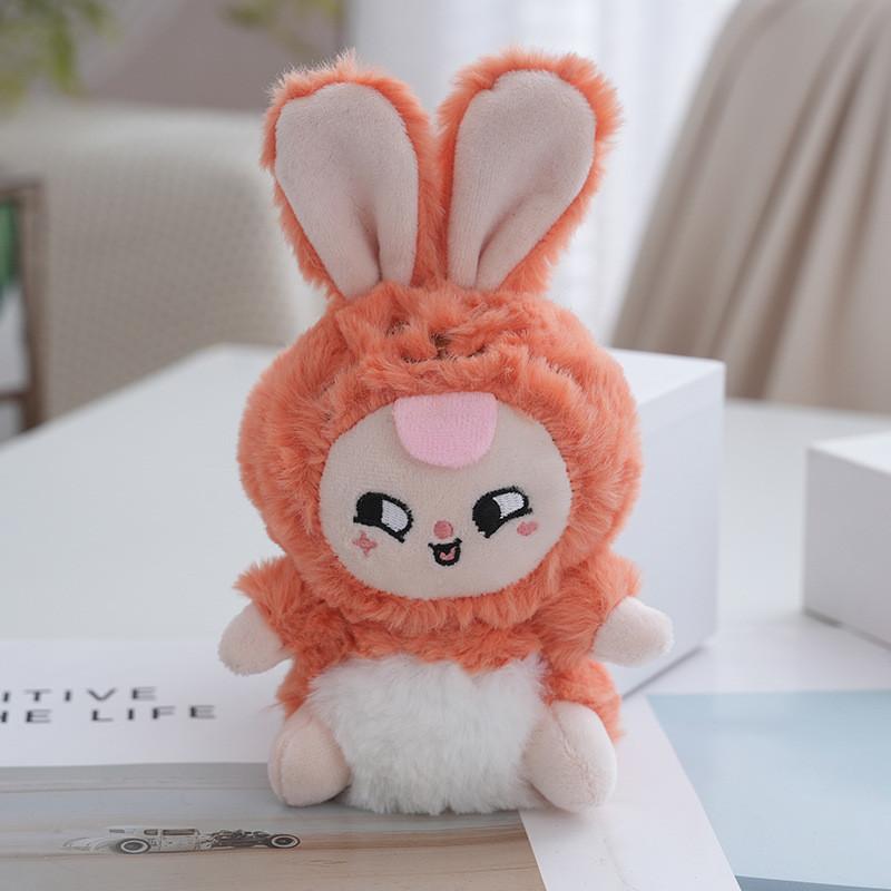 Dreamy Elf Adorable Plush Bunny Keychain Perfect For Stylish Accessories Backpack