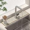 Badezimmerarmatur Ablass- und Wasserabsorptionsmatte für Waschbecken und Arbeitsplatten
