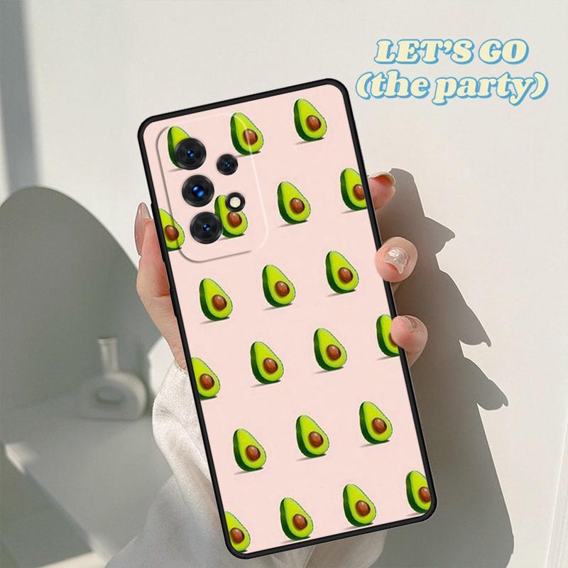 Newest Delicious Avocado Pattern phone case For Samsung A42 A31 A40 A51 A71 A32 A80 A91 A52 A72 A20e A21S A50 A70 A11 A12 Cover