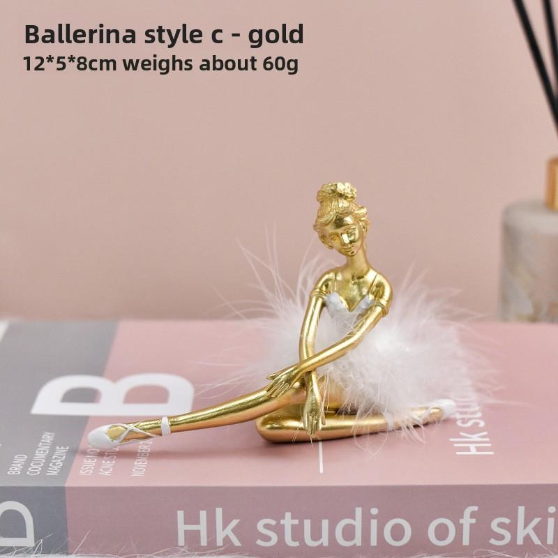 Ballet Characters Resin Crafts Ornament Tabletop Home Dancer Gifts Dance Theme Home Decorations
