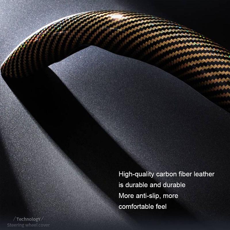 Environmentally Friendly ABS Base Automobile Steering Wheel Cover Odorless High Strength Impact