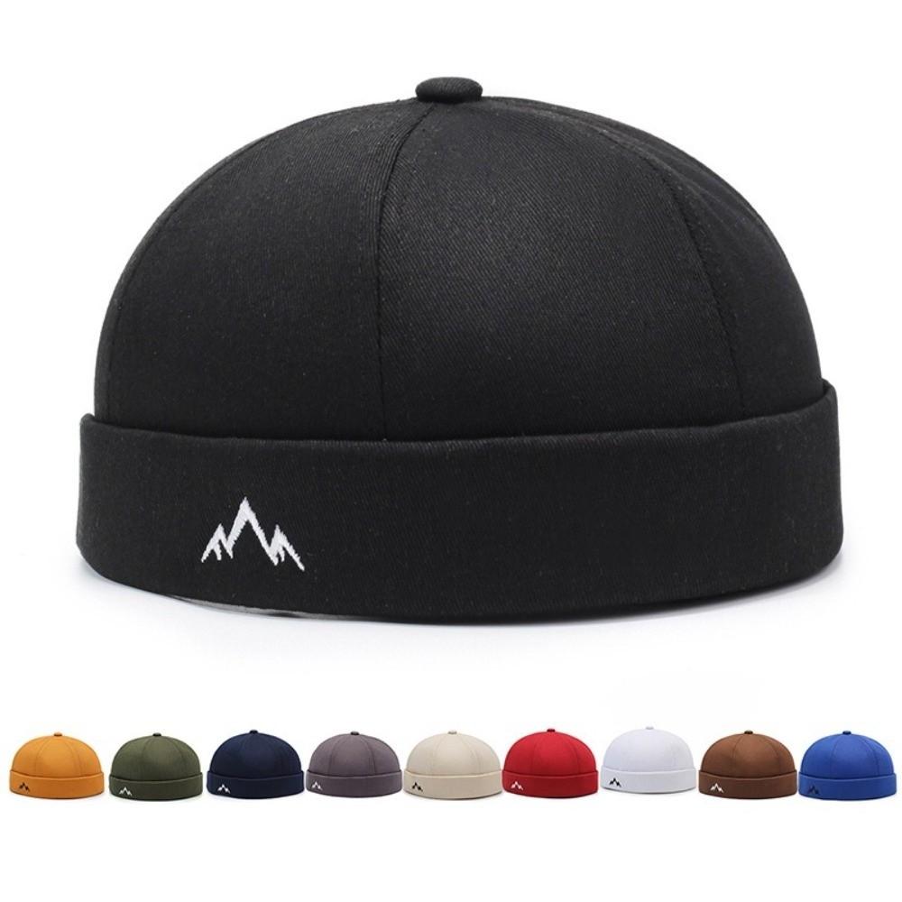 Solid Color Brimless Hat Breathable Hip Hop Hats Fashion Landlord Hat Unisex