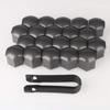 Kiligen 22pcs Auto Short Nuts Lightweight Wheel Nuts Wheel Dress Up Set Nut Cover
