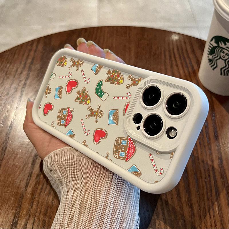 Merry Christmas Drawings Print Coque For Iphone 15 13 17 16 Case For IPhone 17 Air 11 13 12 16 Pro Max 14 Plus Soft Phone Cover
