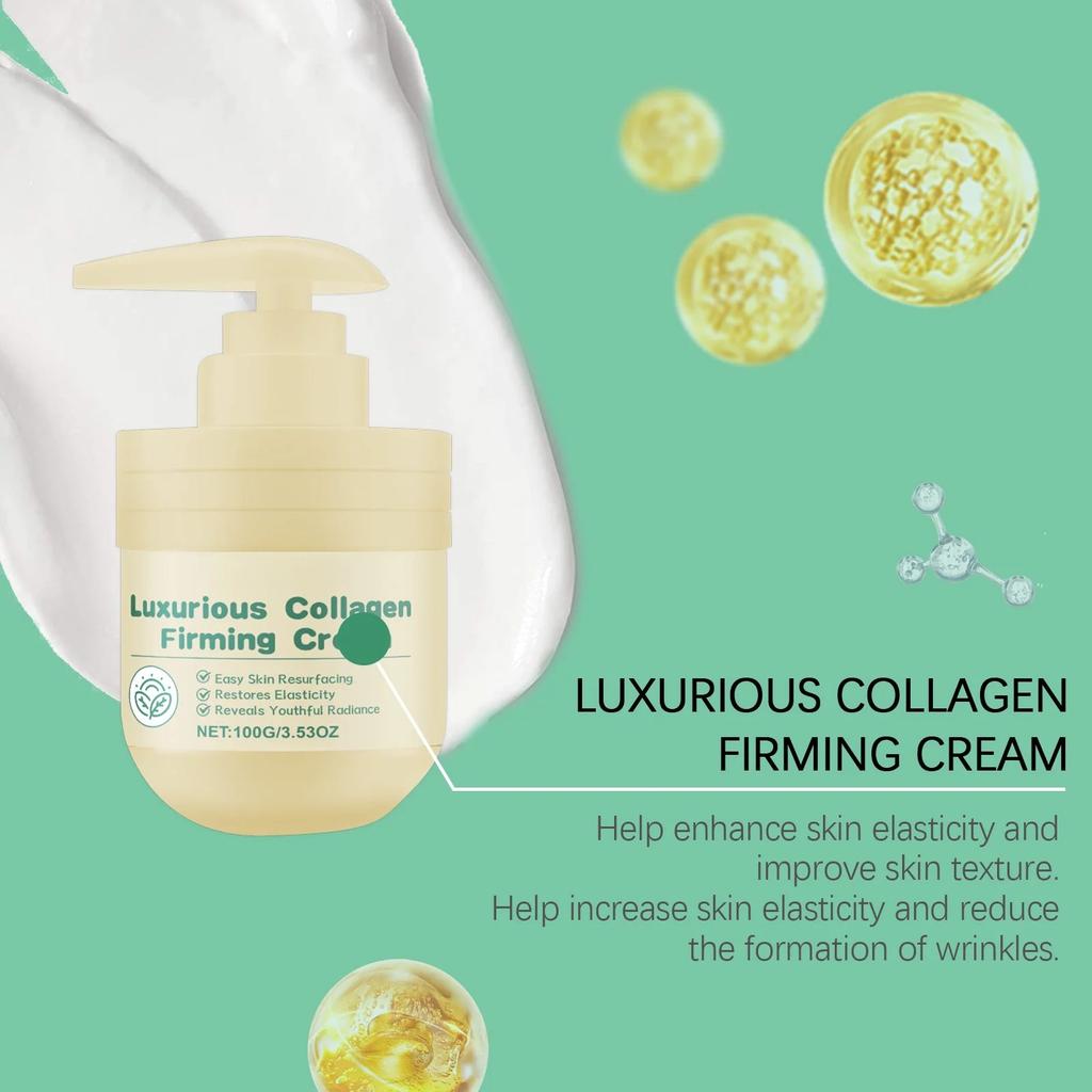 Collagen Firming Body Cream Lifting Firming Smoothing Wrinkle Lighten Dark Spots Even Skin Tone Moisturzing Tighten Body Lotion