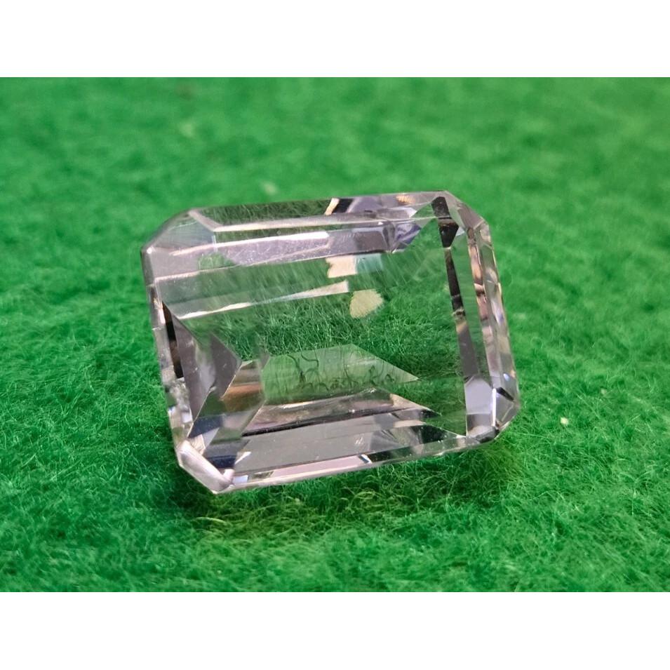Beautiful Natural Morganite Light Peach 20+ Ct Emerald Cut Certified Gemstone