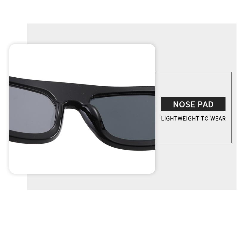 Fashion Square Retro Sunglasses Trendy Sunscreen Glasses Outdoor Sunshade Uv Protection Eyewear