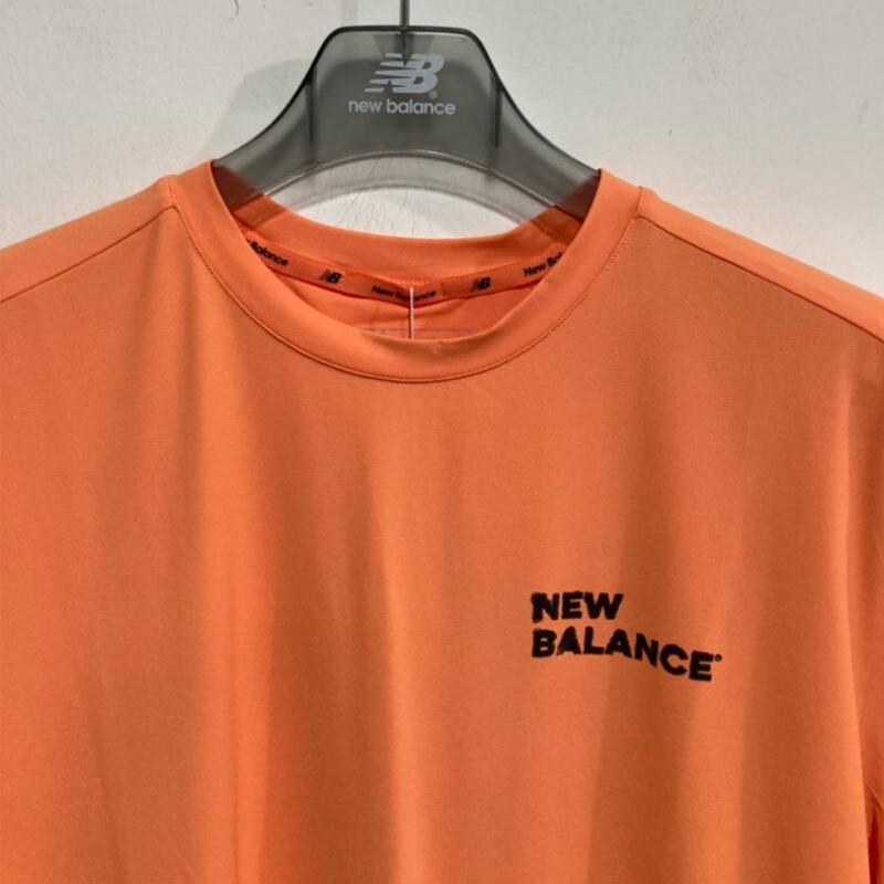 New Balance Uni Rc Fresh Lettering Short Sleeve Tee Nbnef25503 Orange