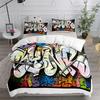 2/3pcs R-Rain-bow F-Friends duvet cover and pillowcase, single/double bedding set, boys' and girls' bedroom decoration, gift