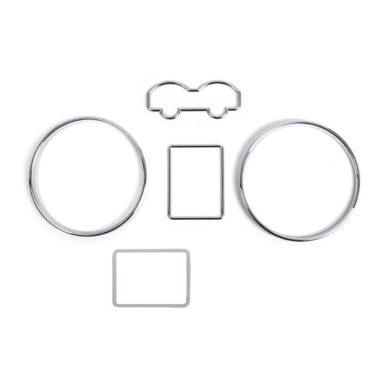 R9CC Automotive Accessories Gauge Rings Bezel Set Speedometer Dashboard Gauge Rings Trim for MKIV 1997-2003