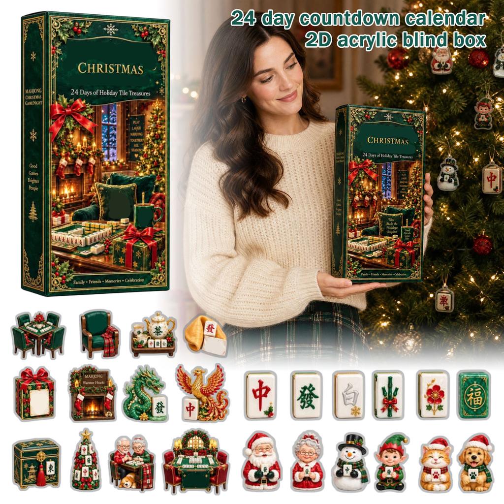 -Tage Countdown-Kalender mit 2D-Acryl für die tägliche Countdown-Anzeige