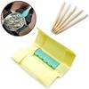 Green Watch Parts Movement Cleaning Clay Dust Removal With Wooden Stick Rubber Putty Cleaner Portable Oil Removal
