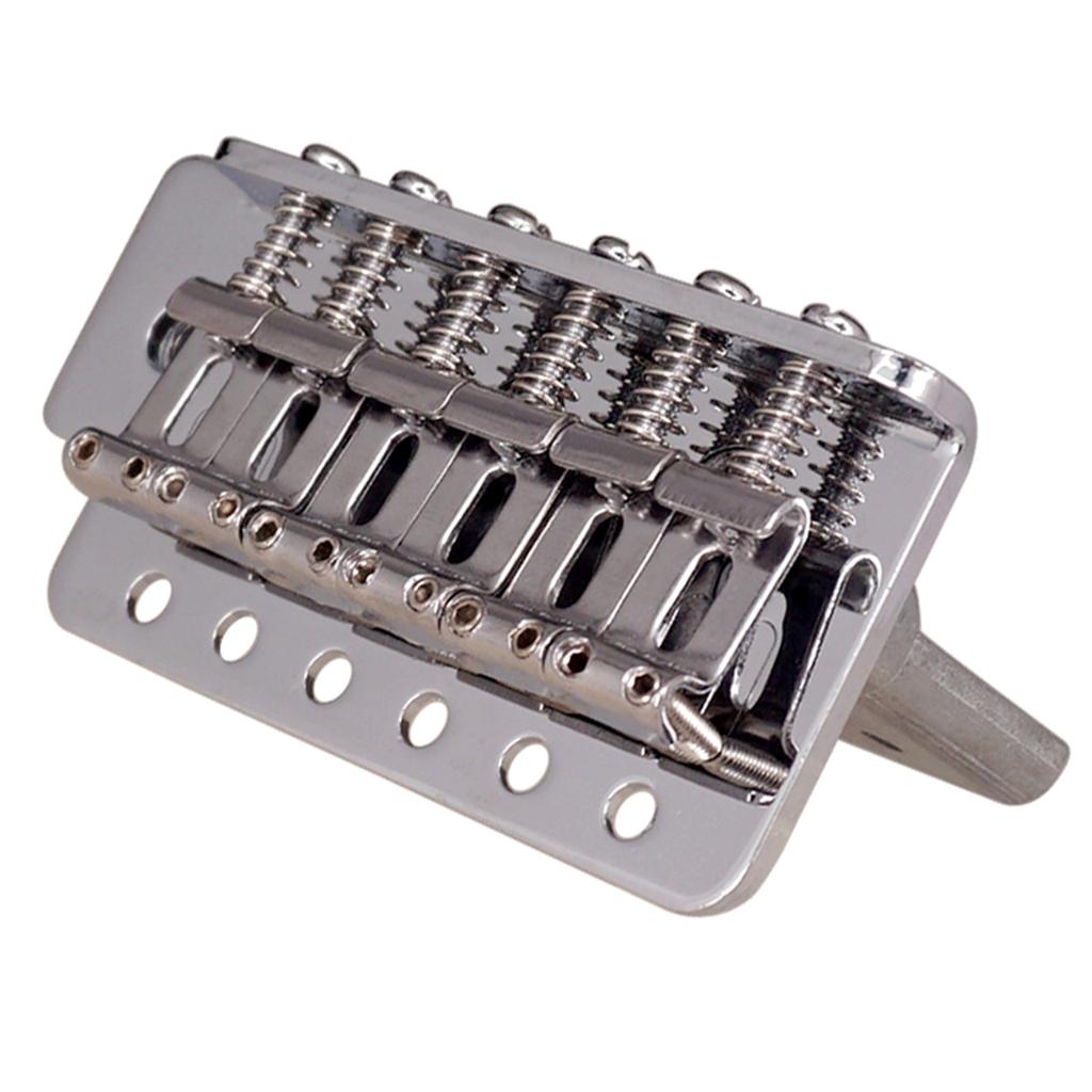 6 String Guitar Bridge with whammy Bar for 6 String Guitar Tailpiece Replacement Electric Guitar Tremolo Bridge System