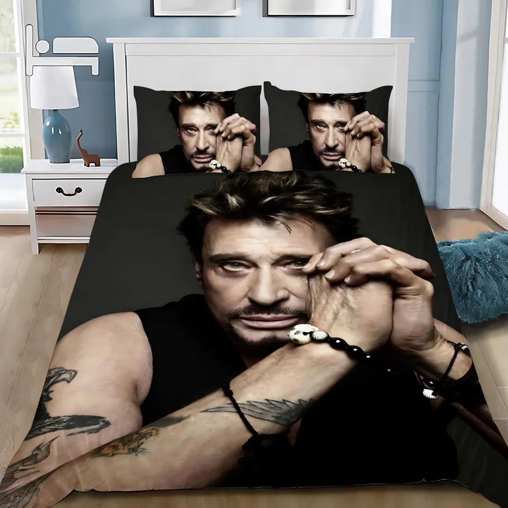Comforter Rock Star Duvet Bedding Set Boy J-Johnny H-Hallyday Girl Bedroom Decoration Children Gift Single Double Large Size