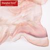 Shanghai Story Women's Mulberry Silk Chiffon Printed Long Scarf
