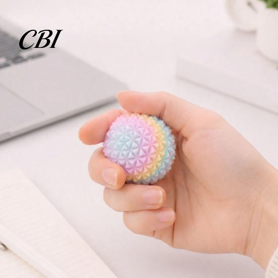 Portable Sensory Toy 3D Printed Rotatable Spiky Ball, Mini Textured Fidget Ball for Lightweight Stress Relief, Decompression Twisting Desk Travel