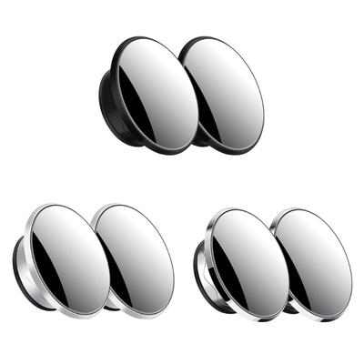 Auto Saugnapf Rückspiegel Toter Winkel Spiegel 360 Grad Drehbar ABS & Glas Verstellbare Auto Toter Winkel Spiegel