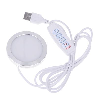 8Mm Usb Dc5V 2W Dimmable Spotlight Surface Mounted Mini Led Lighting Circular Ceiling Light Diy Light Exhibition Cabinet Lamp