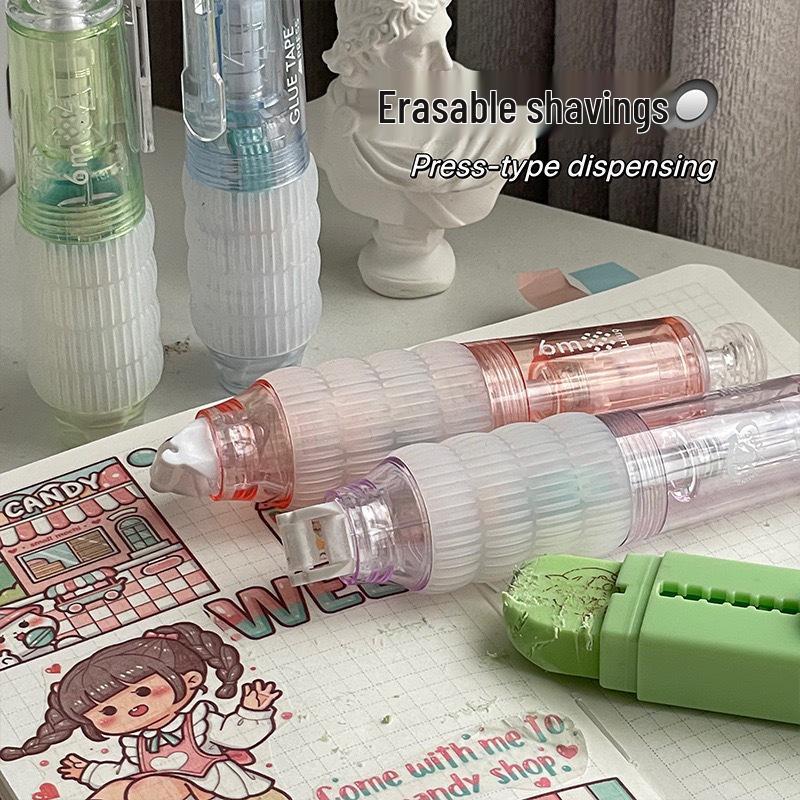 Pen-Style Click-Action Glue with Replaceable Core and Strong Adhesive Diamond Dot Particles