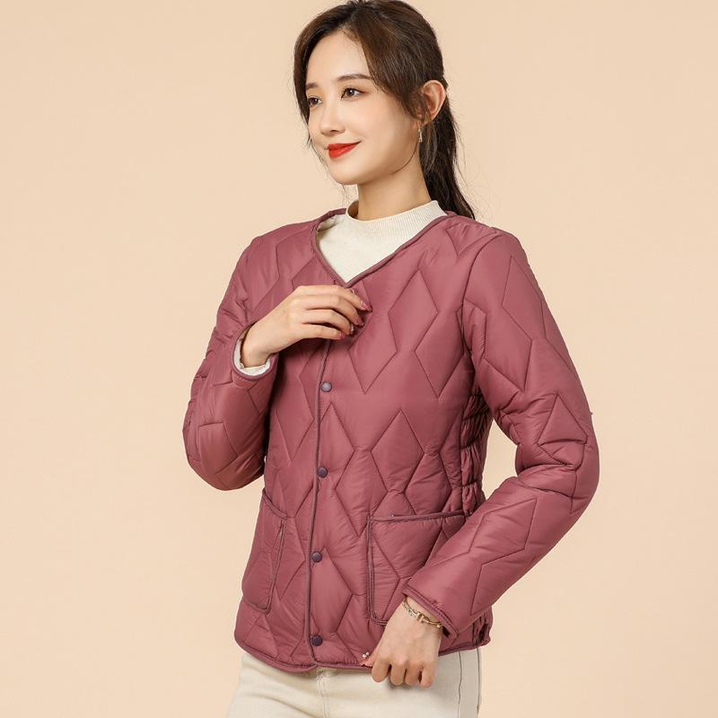 Women's Thickened Warm Long-sleeved Cotton Liner Women's Home Clothing Padded One Sleeve with Hair Fashionable Warmth and Comfort 8209