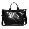 Large Capacity Kraft Paper Jelly Bag PVC Transparent Waterproof Tote Shoulder Crossbody Commute Travel
