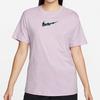 Drop Shoulder Sleeve T Shirt Women's Pink Purple DN5887-530