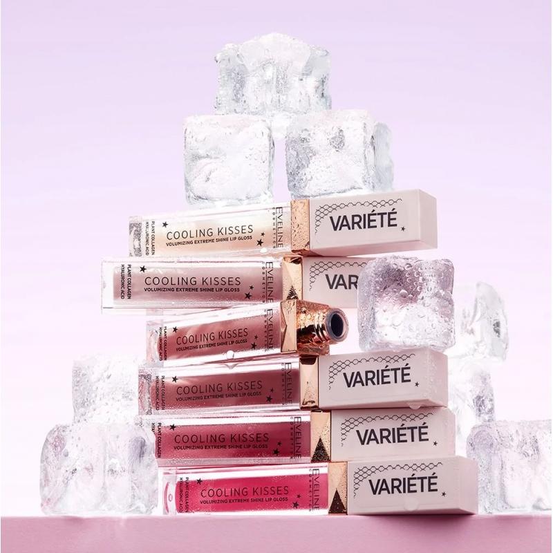 Eveline variete cooling kisses błyszczyk powiększający 04 candy girl 6,8 ml