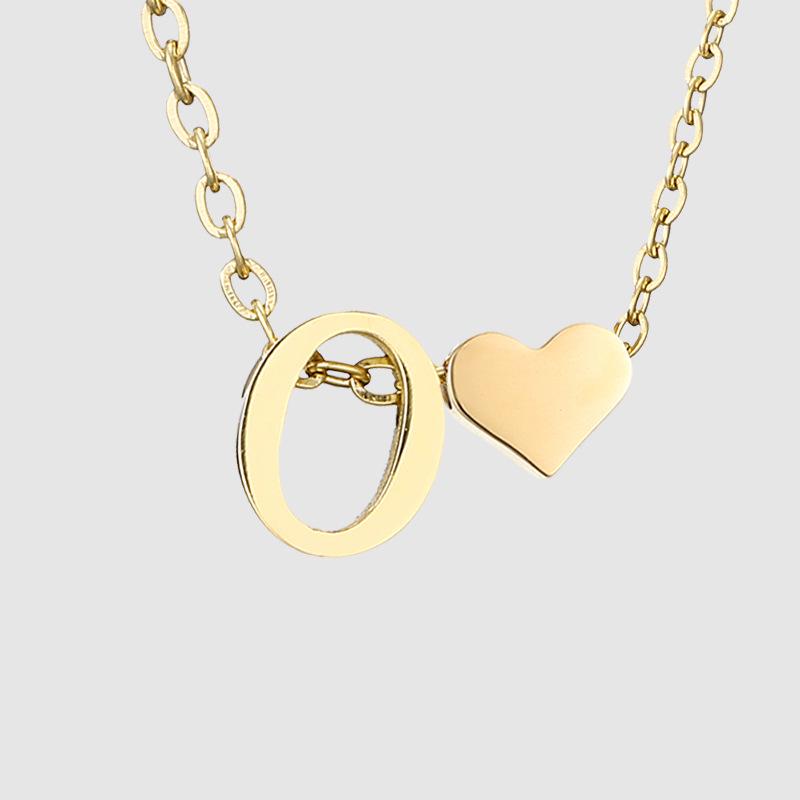 St. Delan DIY 3D Heart Necklace: Personalized Non-Fading Clavicle Chain