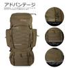 [Mardingtop] 60L Backpack, Large Capacity, Tactical Backpack, Lightweight, Bag Compatible, Military Backpack, Mountaineering Backpack, Camping,