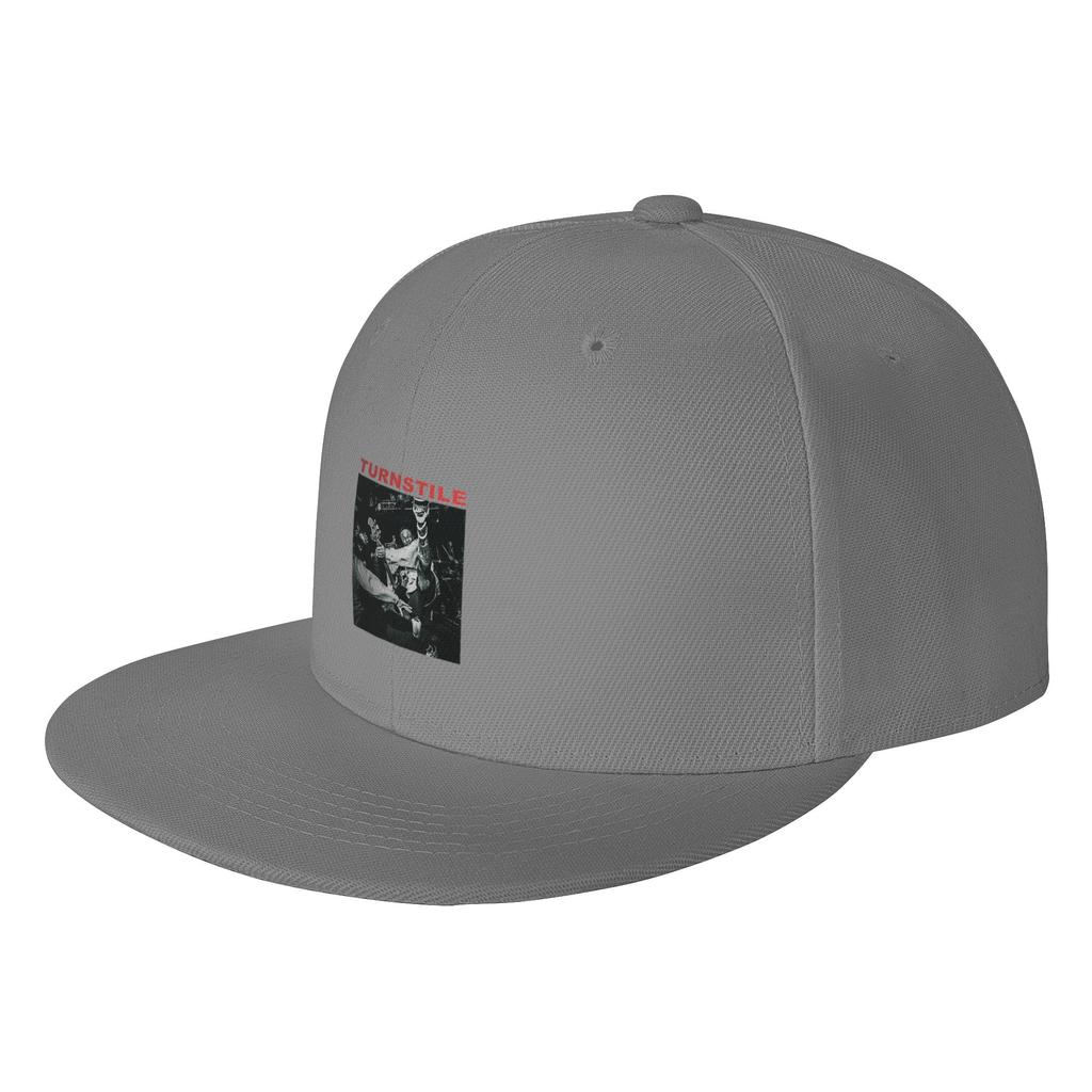 Mode Drehtor Amerikanische Hardcore Punk Band Klassischer Flacher Schirm Sonnenhut Schweißabsorbierendes Band Trucker Cap