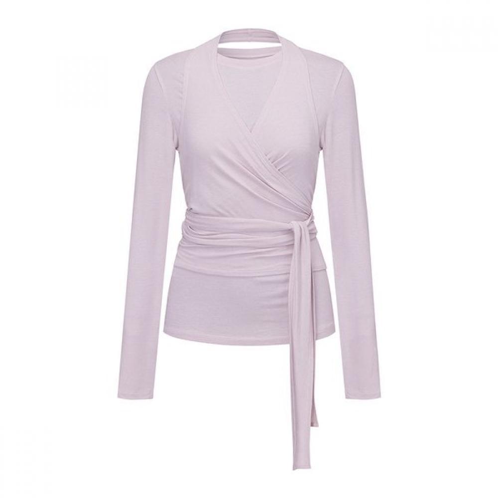 Joy Gryson Soft Wrap Layered Top Kw6se3060 71 LIGHTPINK/00_FREE