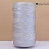 Hand-Woven Mercerized Cotton & Linen Ice Silk Yarn for DIY Crochet Bags, Hats, and Cushions