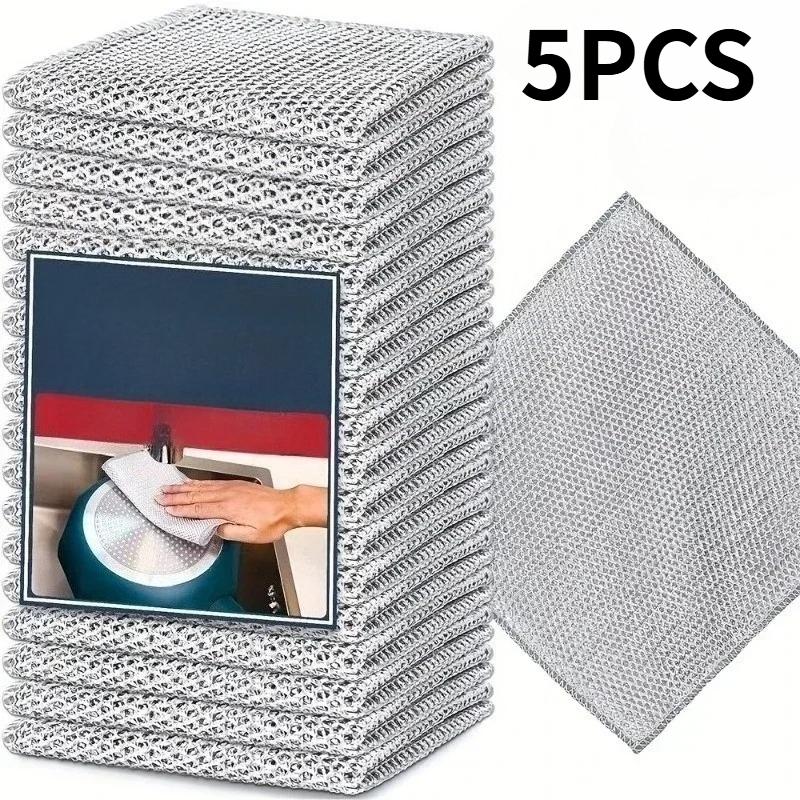 5/10/20PCS Household Cleaning Cloth,Dishwashing Cloth,Single-layer Kitchen Cleaning Cloth,Suitable for Household and Kitchen Use