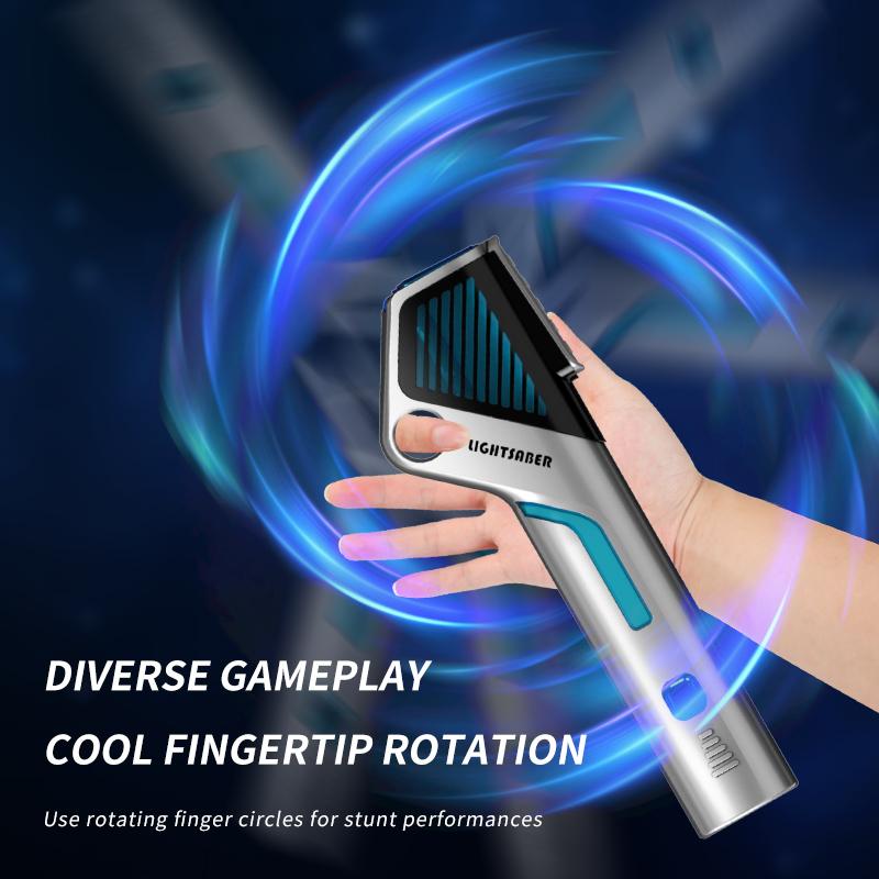 Dětské barevné svítící meče Teleskopický hudební laserový meč 2 v 1 Rotující dekompresní hračka Světelný meč Dětské hračky pro dospělé