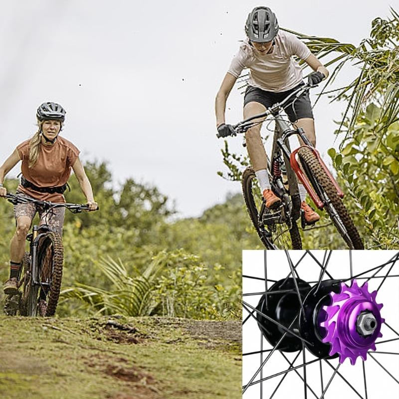 16 fogas egysebességes fogaskerék Mountain Bike-hoz erős szerkezetű átalakítókészlet Könnyen felszerelhető