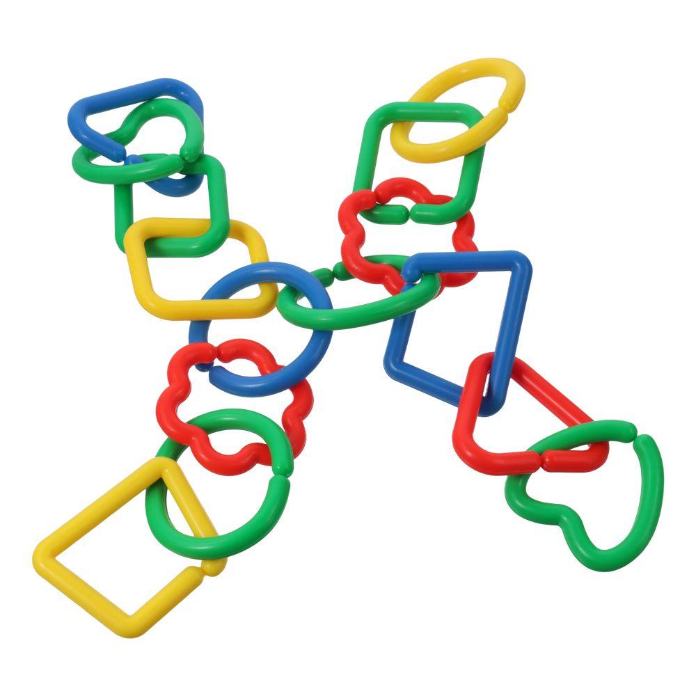 

40 шт. разноцветные аксессуары для украшения дома, нерегулярные зажимы, крючки, звенья цепи, игрушка