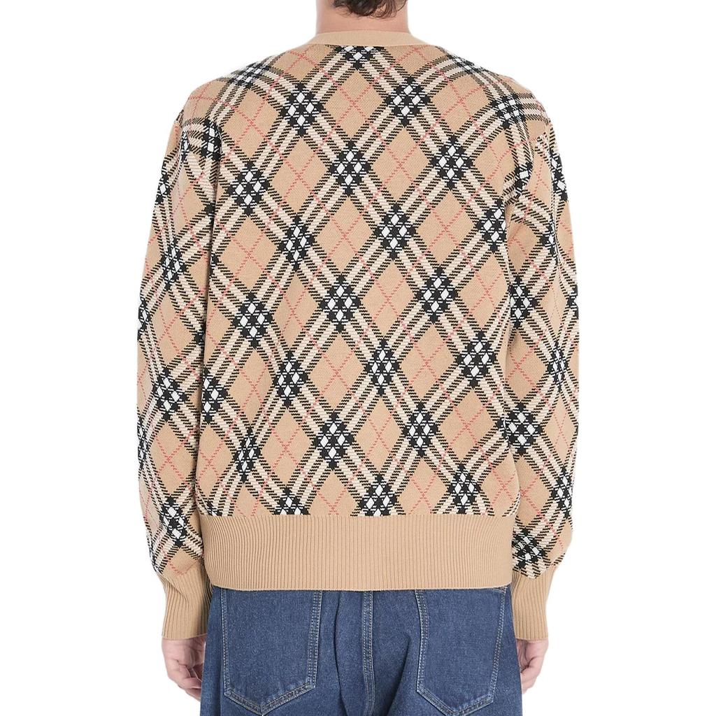 Burberry Checked Cardigan 81106291
