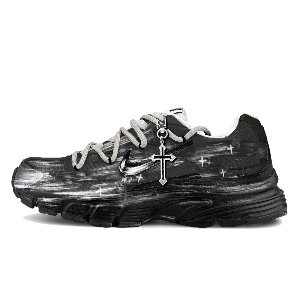 Nike Initiator Leather, Textile Abrasion Resistant Slip Resistant Low top Rubber City Commuting Running Shoes Men's 394055-100(Team1761-S-BOX)