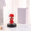 New immortal flower, cute bear soap flower with lamp, room creative ornament, bedroom night light ornament