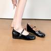 Summer new single shoes women's new soft leather shallow mouth with skirt gentle ballet flat shoes