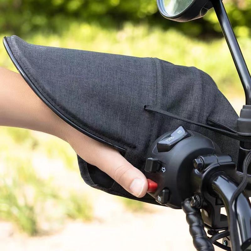 Motorcycle Grips Summer Breathable Gloves Wind Rain Proof Anti Slip Handlebar Cover For Scooter E Bike Modified Accessories