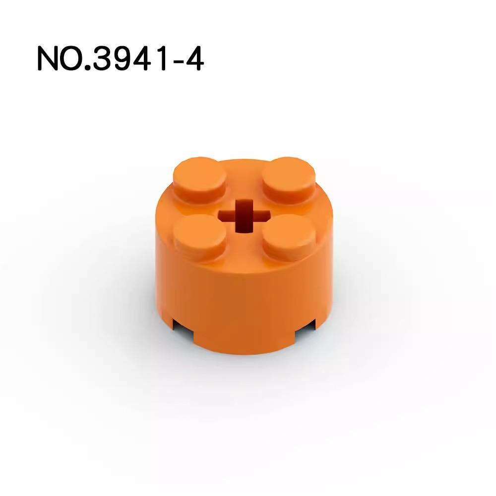 20Pcs MOC Parts 3941 6143 Brick Round 2 x 2 with Axle Hole Compatible Bricks DIY Assmble Building Blocks Particle Kid Toy Gift