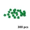 300pcs 4 Petal  Flowers Building Blocks DIY Bricks Plant Floret Grass Educational Assemblage Construction Toy Compatible 33291 For Children