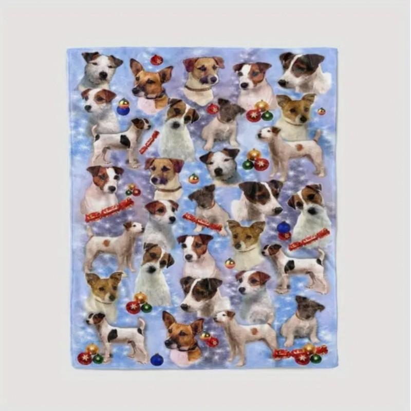 

Parsons Russell Terry Dog Cute Dog Pattern Blanket, Pet Blanket, Dog Blanket, Home Decoration, Pet Blanket on the Bed 30x40in